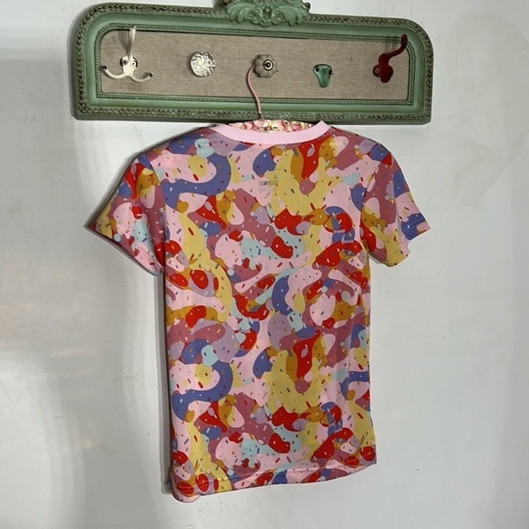 Nike Drifit short sleeve T-shirt pink camo sprinkle tee small new with tags - Picture 3 of 6